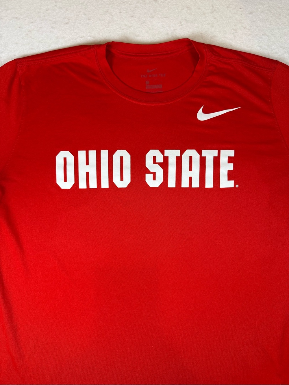 The Ohio State Buckeyes Nike Tee Short Sleeve Shirt Women’s Red Size Large - Picture 2 of 9